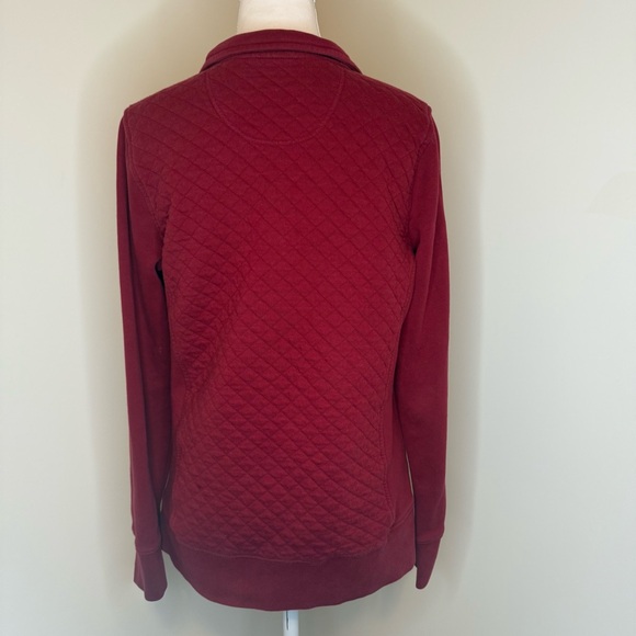 L.L. Bean Women's Red Quilted Jacket - Picture 4 of 5